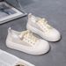 Mesh Breathable Small White Shoes Women's Shoes, New Versatile And Slimming Sponge Cake Casual Thick Board Shoe Trend_vogvips.com