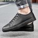 Men's Casual Board Shoes Men's Breathable White Men's Shoes Flat-bottomed Round Shoes_vogvips.com
