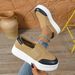 SHLIANG Shallow Mouth Shoes Woman Clogs Platform Casual Female Sneakers Flats Loafers With Fur All-Match Round Toe Slip-on X0076_vogvips.com