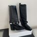 Newan American Niche Design Western Cowboy For Women, 2026 Autumn And Winter New Style, Chunky Heel, Pointed Toe,_vogvips.com