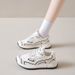 Little White Shoes Female And Female Students Mesh Casual Sports Versatile Board Shoes Street Shooting_vogvips.com
