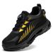 Men’s Shoes New Style Labor Protection Shoes Men's Flying Woven Breathable Safety Shoes Button Elastic Shoelaces Lazy One Step Work Men_vogvips.com