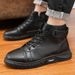 Large-Sized Trendy Martin Boots For Men, British Men's Boots, High-Top Men's Casual Leather Boots_vogvips.com