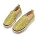 Women’s Shoes Rhinestones Large Size Diamond Shoes Fashion Temperament Rhinestone Slip On Lazy Shoes Trend_vogvips.com