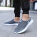 New Mens Half Summer Breathable Shoes Men Outdoor Casual Slip On Sandals Comfortable Lightweight Mesh Slippers Man_vogvips.com