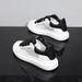 Men's Shoes Genuine Leather Thick Soled Casual Sneakers Summer Versatile Breathable Single Mesh White Sneakers For Couples_vogvips.com