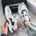 Men Breathable New Mesh Trend Versatile Athleisure Running Trendy Clunky Shoes Blue Free Shipping Ss Size_vogvips.com