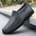 Plus Size Summer Mesh New Men's Cloth Shoes Breathable Slip-On Casual Polyurethane Sandals_vogvips.com