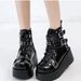 Demonia Thick-soled 2025 New Model With Rivet Pendants, Short-cut Martin For Women, European And American Dark Punk_vogvips.com