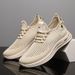 2025 Summer New Soft Bottom Round Head Casual Sports Single Lightweight And Breathable Men's Shoes_vogvips.com