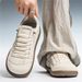 Men Mesh Patchwork Casual Sneakers, Slip‑On No‑Tie Lace Breathable Lightweight Flat Retro Walking Board Shoes_vogvips.com