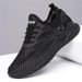 Men's Summer Breathable Flyknit Sports Shoes Lightweight Outdoor Casual Hollow Design plus Size Single Shoes_vogvips.com