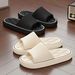 Men's Women's Couple Style Spring And Summer Eva Soft Thick-Soled Honeycomb Massage Pattern Indoor Bathroom Outdoor_vogvips.com