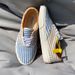 Highly Stylish Versatile Blue And White Striped Low-top Casual , Unisex Niche Sneakers, Large Size Couple's Canvas_vogvips.com
