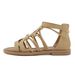 K9001-16 New 2025 Spring/Summer Roman Style Lace-up Flat Shoes Soft Sole Comfortable Stable Sandals For Women_vogvips.com