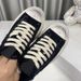 Cross Flower Canvas 2025 Summer Fashion New Round Toe Embroidered Height Increasing Sneakers Women's Casual Dirty Shoes_vogvips.com