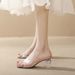 Wearing External Slippers New Summer Thick High Crystal Heels, Exposed Toes, Transparent Heels Women, Sandals, And Flip_vogvips.com