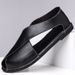 Stylish Holiday Men Summer Sandals Outdoor Leisure Beach Comfortable Casual Roma Shoes Simple Leather Man Sandaly_vogvips.com