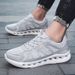 New Men's Running With Oversized Mesh, Breathable Casual EVA Sole, Lightweight Cushioning And Rebound, Urban Commuting_vogvips.com