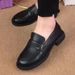 Spring 2025 Non-Slip Soft Sole Slip-On Loafers British Style Comfortable Casual Leather Work Shoes_vogvips.com