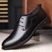 Autumn New Slip-On Business Wear-Resistant Breathable Lace-Up First Layer Cowhide Formal Men's Shoes_vogvips.com