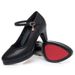 Elegant Platform Work Pumps – Non-Slip Chunky Heel Shoes For Women (Black, 7cm/9cm/11cm, Round Toe)_vogvips.com