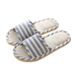New Women Indoor Floor Flat Shoes Spring Autumn Linen Flip Flops Home Slippers Female Slipper Comfortable Zapatillas De Hombre_vogvips.com