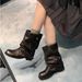 In-Stock Grape Mom Same Style Shoes With Hidden Wedge Platform Thick Sole Height Increase Wide Tube Pile Boots For Women_vogvips.com