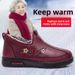 Winter New Cotton Shoes For Women, Middle-aged And Elderly Mom Slip-on Women's Shoes, Fleece-lined, Thickened,_vogvips.com