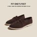 Foreign Trade Women's Slip-On Loafers British Style Retro Leather Plus Size Flat Shoes_vogvips.com