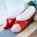 Cotton Slippers/single Slippers 2025 Spring/Summer New Silk Satin Embroidered Jelly Soft Soled Women's Shoes_vogvips.com
