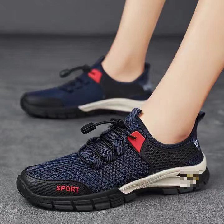 Men's Water Hiking Shoes - Breathable Quick-Dry Mesh Trail Shoes For River Trekking & Outdoor Sports_vogvips.com