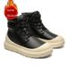 Unisex Winter Boots With Faux Fur Lining, Waterproof & Slip-Resistant, Comfortable Thick-Soled Casual Shoes For Men And Women_vogvips.com
