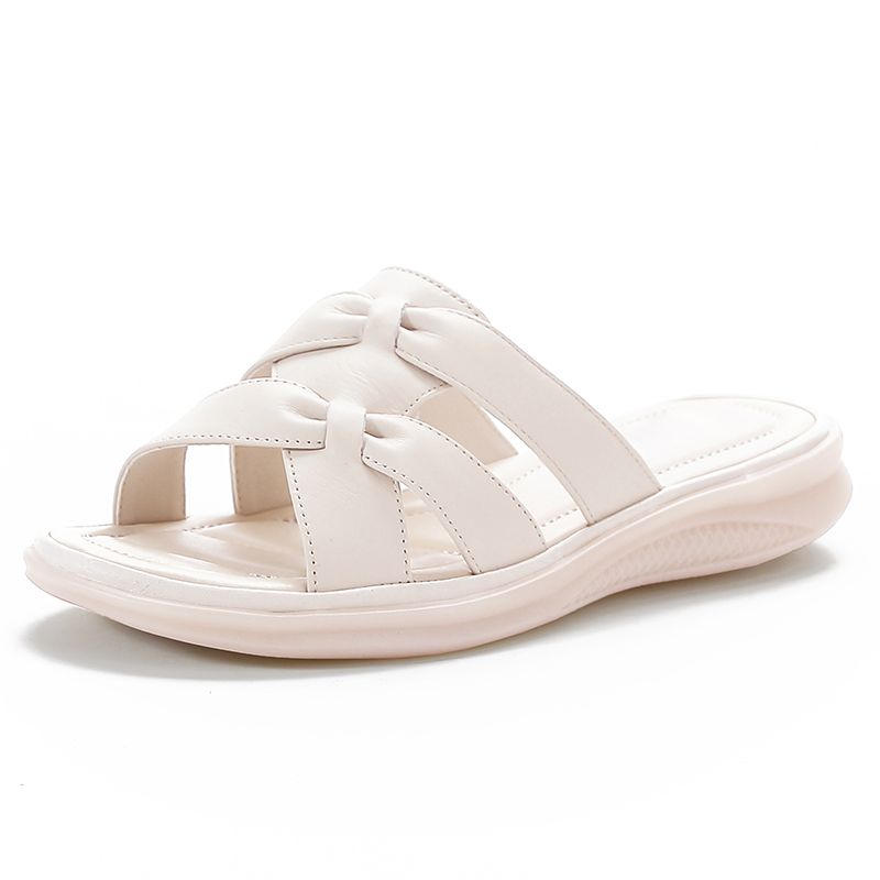 Women's Summer Large Size Line Shoes, Oxford Bottom Non-slip, Mom Cool Non-slip, Flat Bottom_vogvips.com