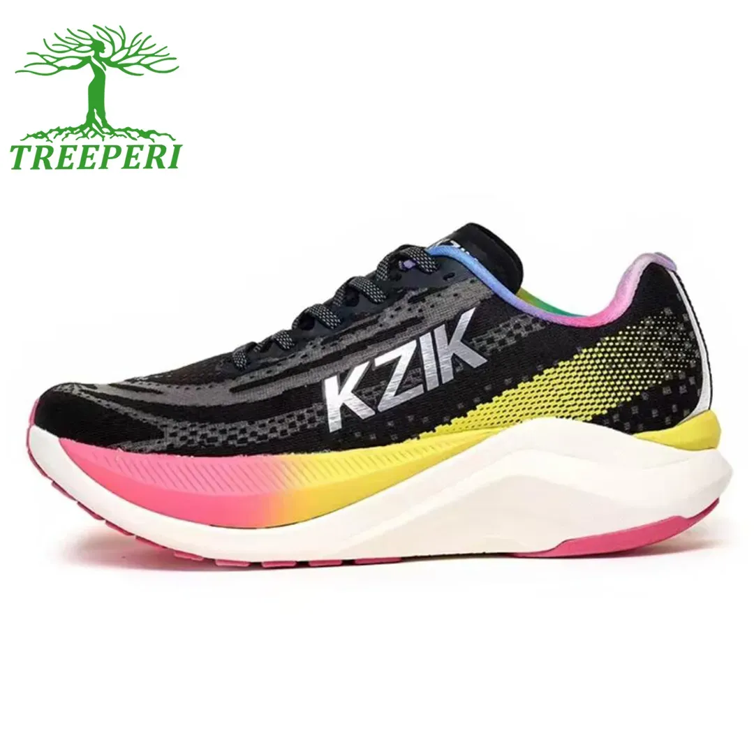 Treeperi KIZK Speed Carbon Designer Running Shoes For Men Women Flat Platform Sneakers Black White Jade Red Yellow_vogvips.com
