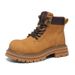 Autumn Winter British Style Outdoor Short Boots Yellow Boots Women Height Increasing Single-Lined Lightweight Thick-Soled Martin Boots Trendy New Boots_vogvips.com