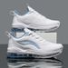 Spring New Men's Shoes, Full-length Air Cushioned Sports Shoes, Casual Shoes, Running Shoes, Plus Size Shoes_vogvips.com