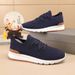 New Men's Knitted Mesh Breathable Sports Thick Sole Lightweight Comfortable Versatile Trendy Casual Shoes_vogvips.com