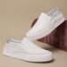 Suitable For All Seasons Men's Spring Summer Slip-On Trendy Shoes Soft Leather Loafers Breathable Black Versatile Thick-Soled Casual Sneakers_vogvips.com