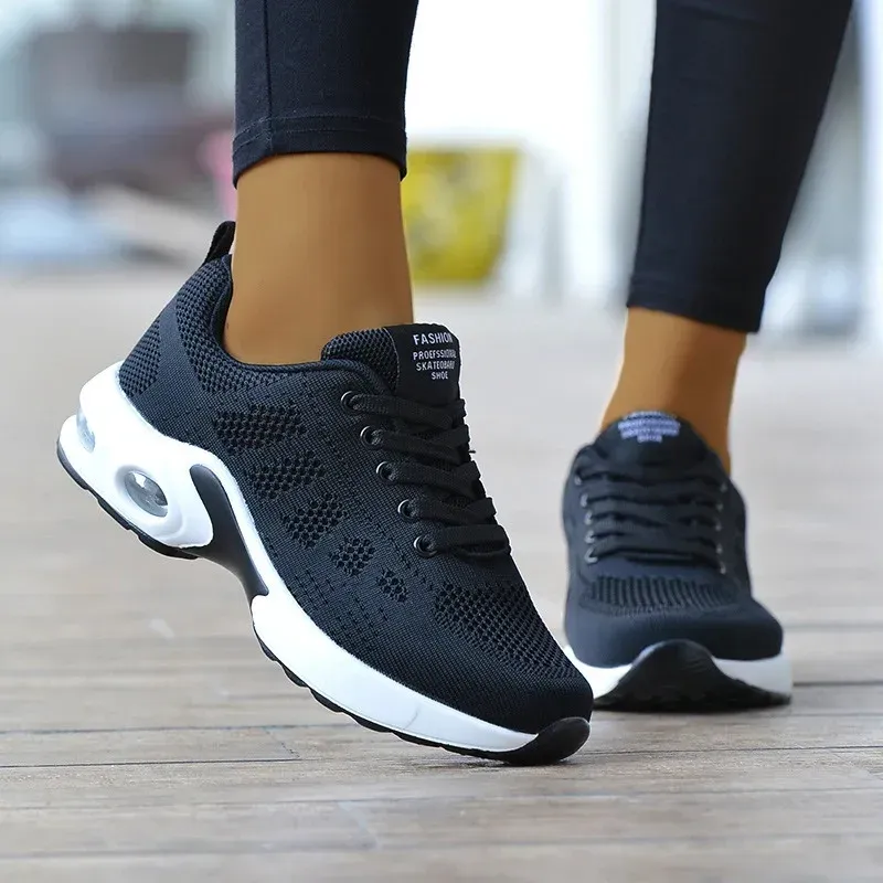 Women Comfortable Ladies Flat Womens Footwear Platform Sneakers Trainers Shoes Woman Mujer 240607_vogvips.com