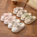 2025 New Bowknot Women's Autumn Winter Cotton Slippers Thick Sole Indoor Comfortable Lightweight Fashionable Plush Warm_vogvips.com