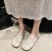 2025 New Summer Mom Sandals Comfortable Soft Hollow Leather Middle Aged And Elderly Women's Shoes Flat Bottom_vogvips.com
