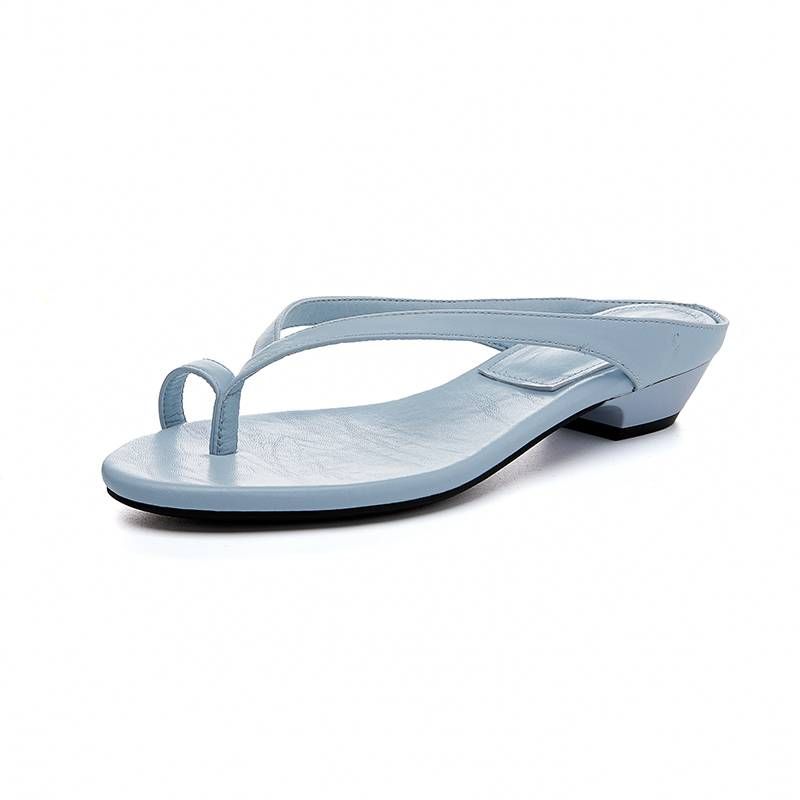 MingLiu New Flip Flops For Summer 2025, Versatile And Casual, Stylish For Outdoor Wear, Semi Slippers With A High-end Feel, Women's Flip Flops_vogvips.com