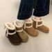 Vintage Thick-Soled Platform Non-Slip Snow Boots For Women Autumn Winter New Fleece-Lined Thickened Warm Casual_vogvips.com