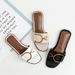 Direct From The Manufacturer: Summer Women's Trendy Sandals, New Fashionable Versatile Outdoor Slip-on Flat Shoes_vogvips.com
