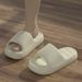 EVA Simple Summer Slippers For Women, Indoor Thick Sole, Soft Sole, Comfortable For Home Use, Bathroom, Couples, Outdoor Wear For Men_vogvips.com