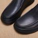 New leather thick sole line comfortable men's shoe cover foot flat warm leather shoes_vogvips.com