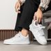 Spring High-End Chinese Style Embroidered White Summer Thick-Soled Sneakers Men's Breathable Silk Sports Casual Shoes_vogvips.com