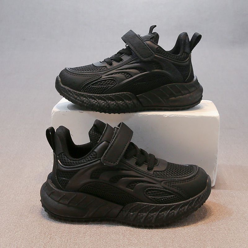 Children's White 2026 Spring Summer New Boys' Sports Breathable Big Kids Student Running Casual Shoes_vogvips.com