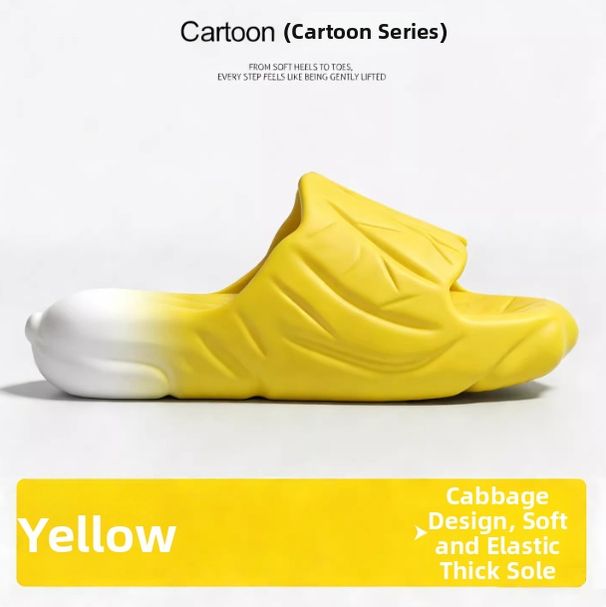 Women's Thick Soled Slippers Cute Style Soft Soled Shoes For Outdoor And Home Use Summer Men's Style Slippers_vogvips.com